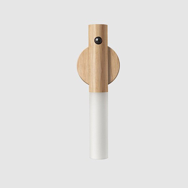 Motion Sensor Wall Light for Hands-Free Illumination with Magnetic Installation